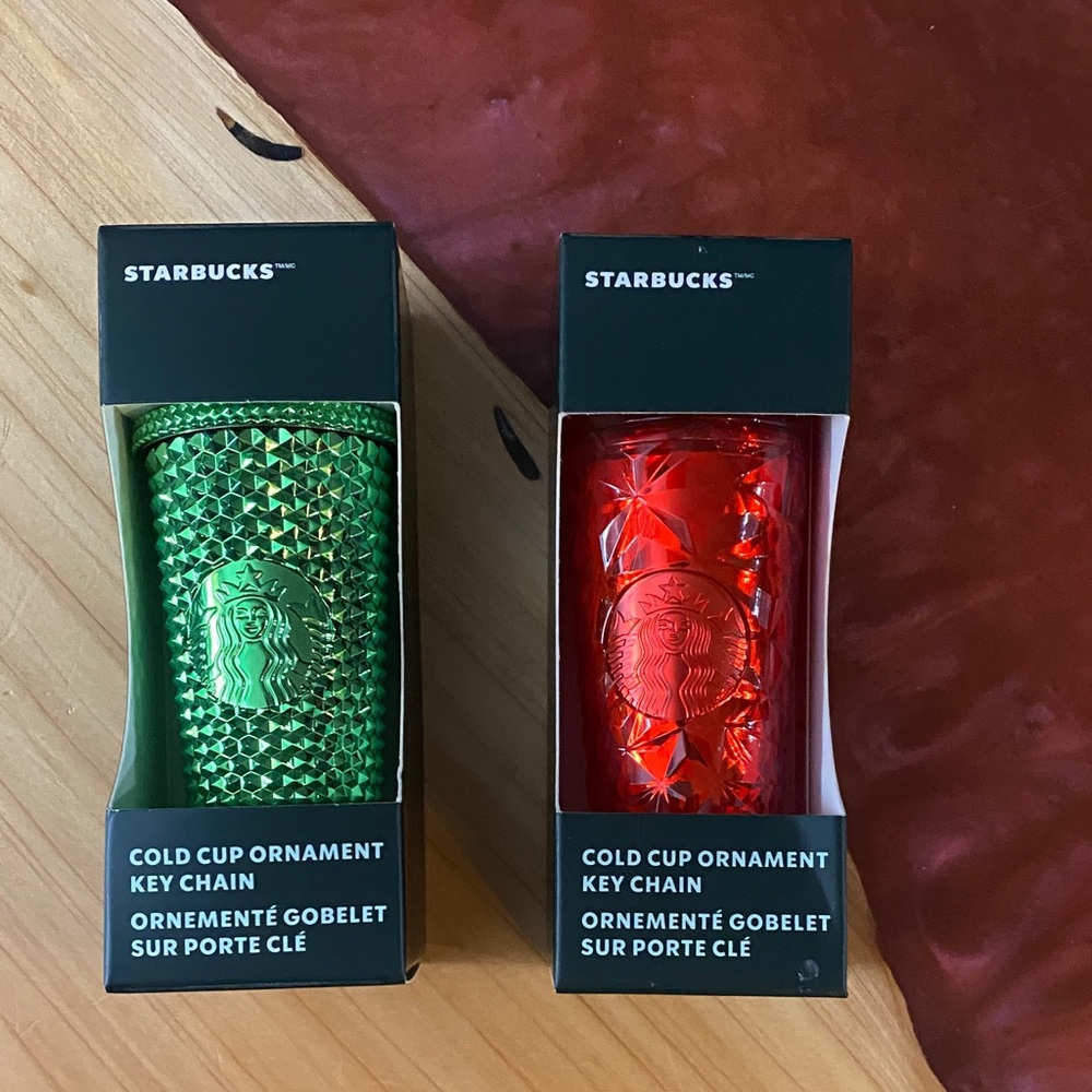 Starbucks Cold Cup Ornament Key Chain 2023